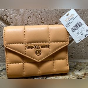 NWT MK Jet Set Quilted Envelope Trifold Wallet - Retail: $128